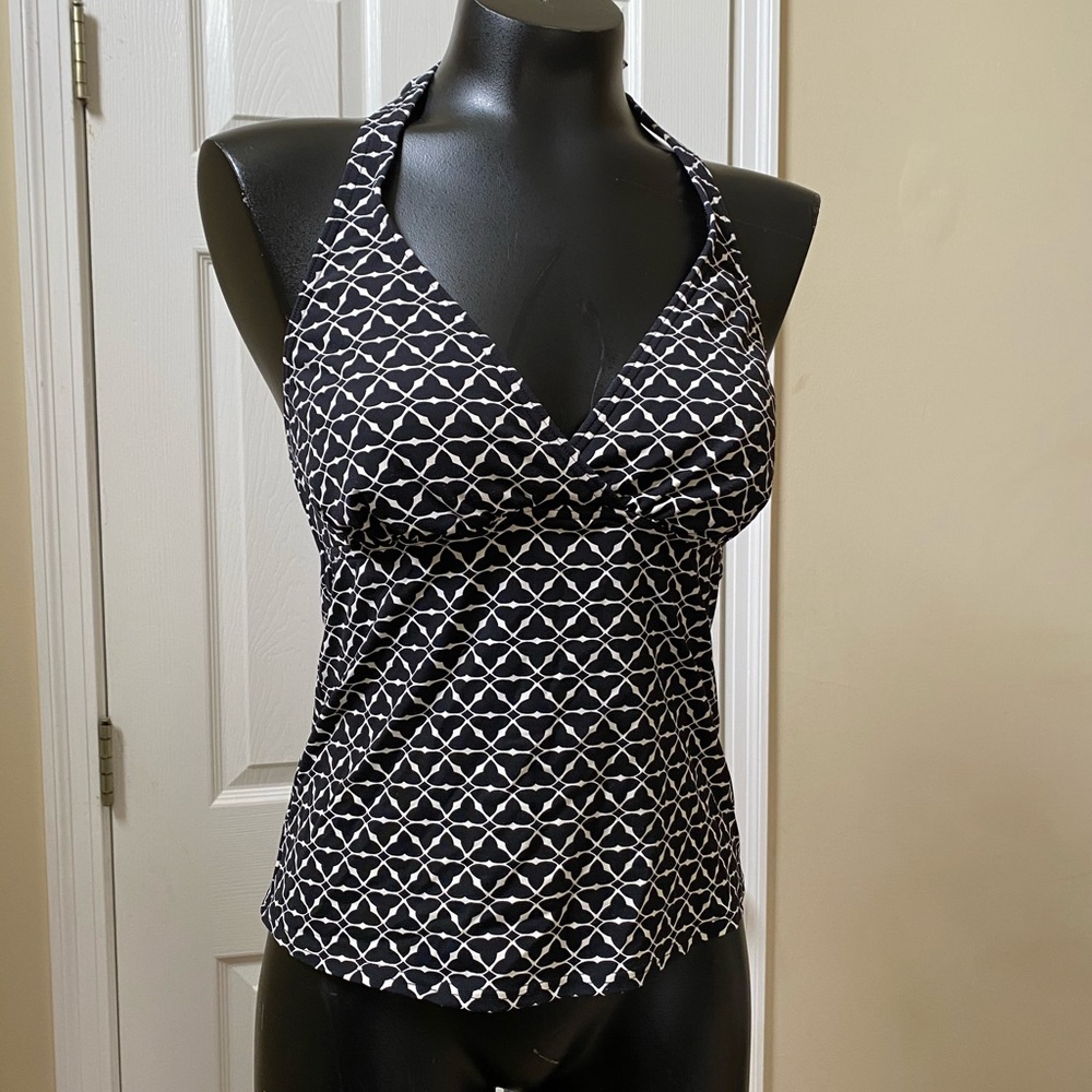 Lands End Halter Tankini Top